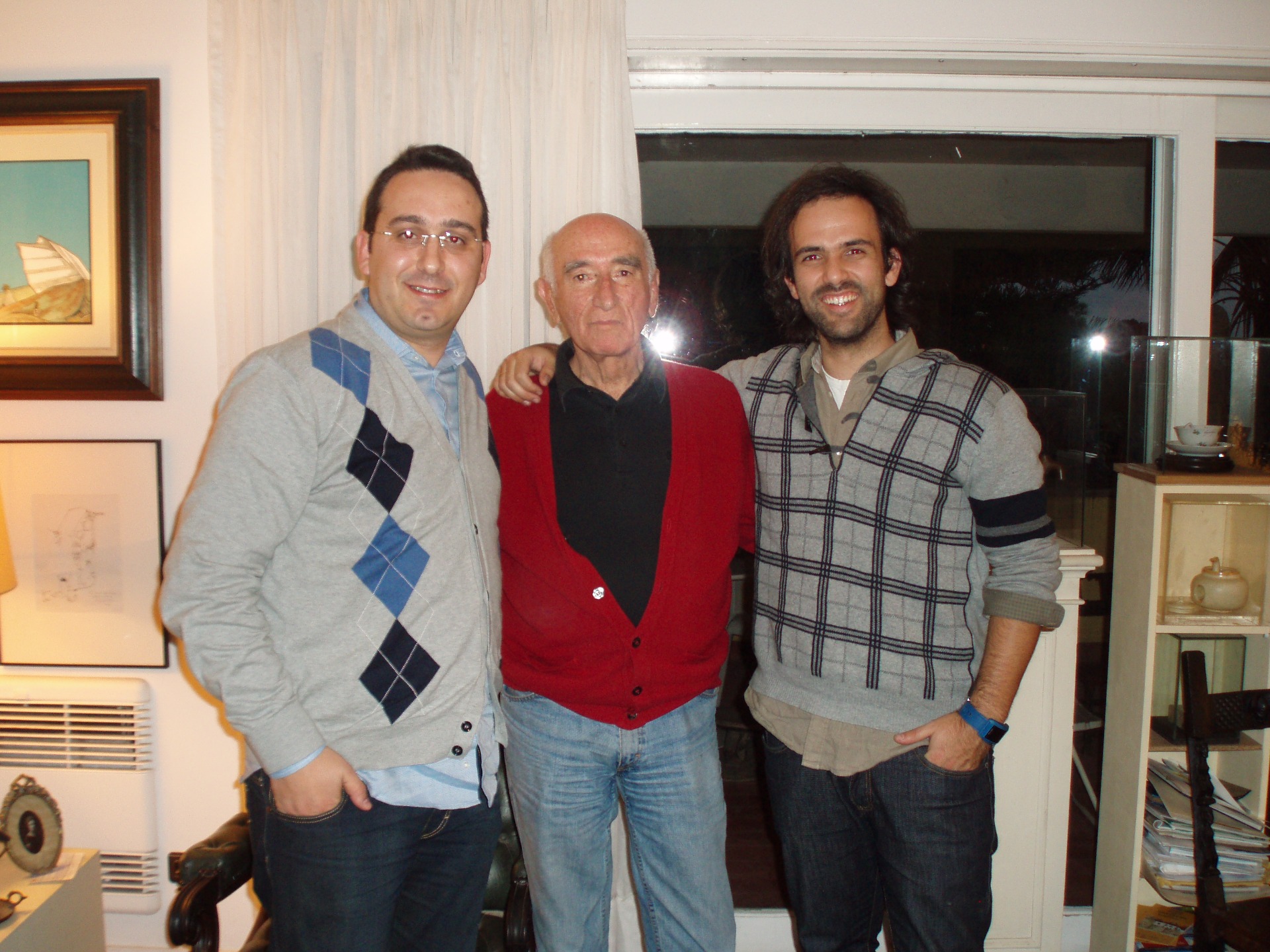 Cascais 2010, com os mestres Cruzeiro Seixas e Mário Vitoria